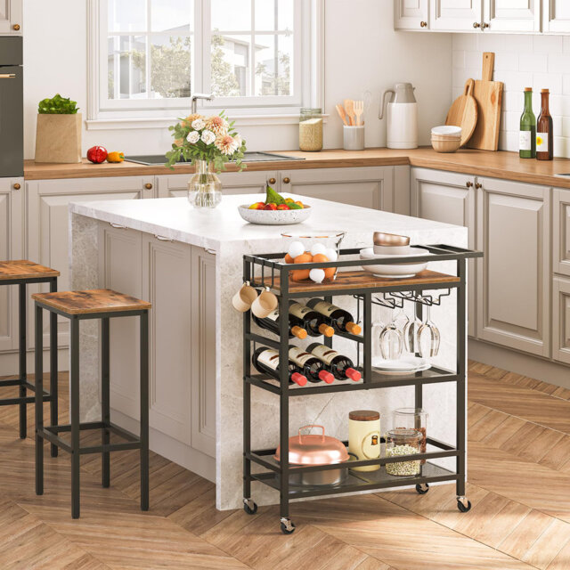 Metal Bar Cart