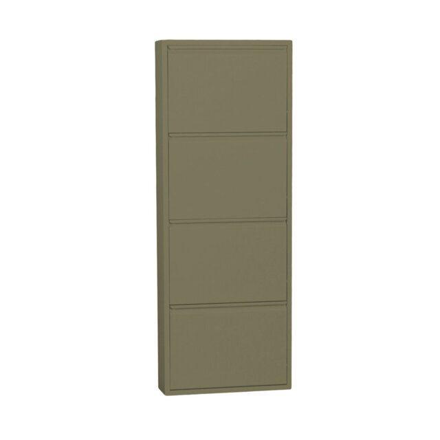 Pisa 8 Pair Flip Down Shoe Storage