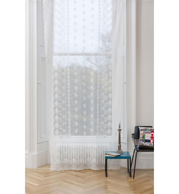Mirabel Cotton Blend Sheer Curtain Single Panel