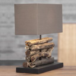Nyla 40cm Light Brown Novelty Table Lamp