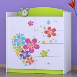 Niemi Kids 4 - Drawer Combo Dresser