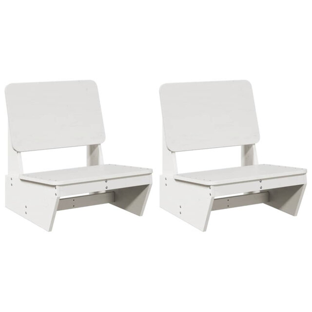 Garden Chairs 2 Pcs 60X64x70.5 Cm Wood Pine