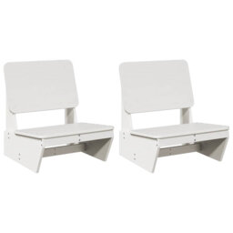 Garden Chairs 2 Pcs 60X64x70.5 Cm Wood Pine