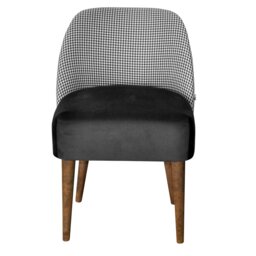 Twiggy 47cm H Upholstered Side Chair in Brown