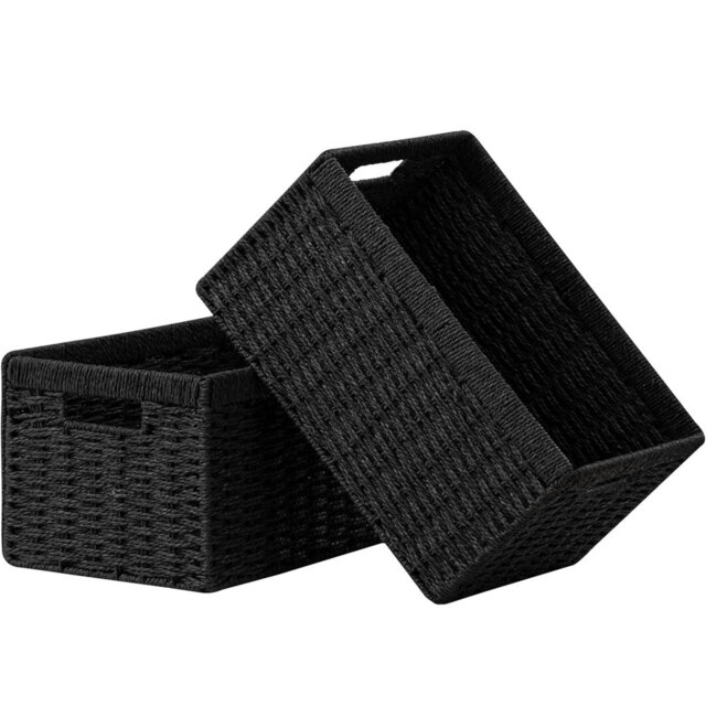 Highland Dunes Paper Decorative Basket