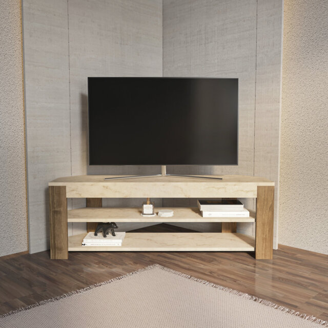 Deltina Corner TV Stand for Tv's up to 50''