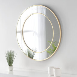 Round Contemporary Mirror