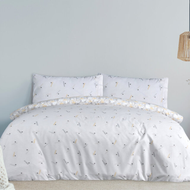 Polyester Geometric Shapes Duvet Cover