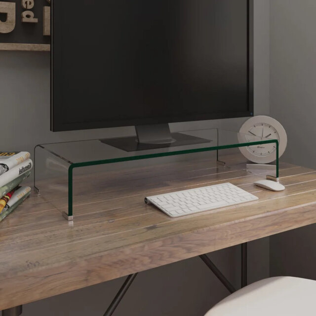 Wakeland TV Stand/Monitor Riser Glass