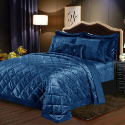 Stodghill Velvet Solid Colour Bedspread