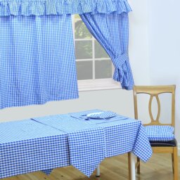 Gingham Check Curtains
