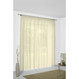 Sunday 82% Polyester And 18% Cotton Semi Sheer Curtain Single Panel