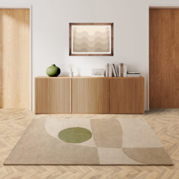 Gina Beige/Green Area Rug