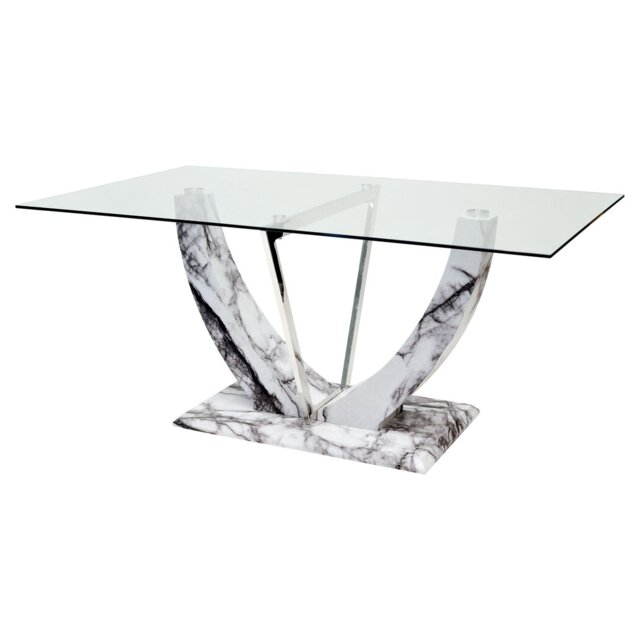 Kipp Glass Top Dining Table