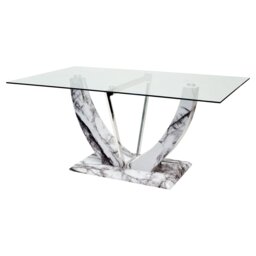 Kipp Glass Top Dining Table