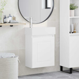 Single Bathroom Vanity with Ceramic Basin