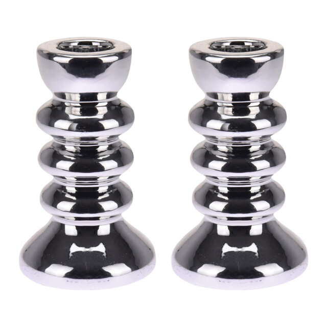2 Piece Concrete / Cement Tabletop / Centrepiece Candlestick Set