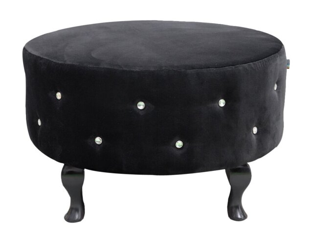 Gondola 60cm Wide Tufted Round Cocktail Ottoman