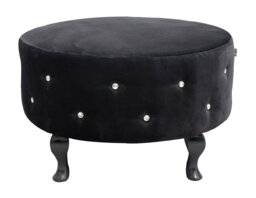 Gondola 60cm Wide Tufted Round Cocktail Ottoman
