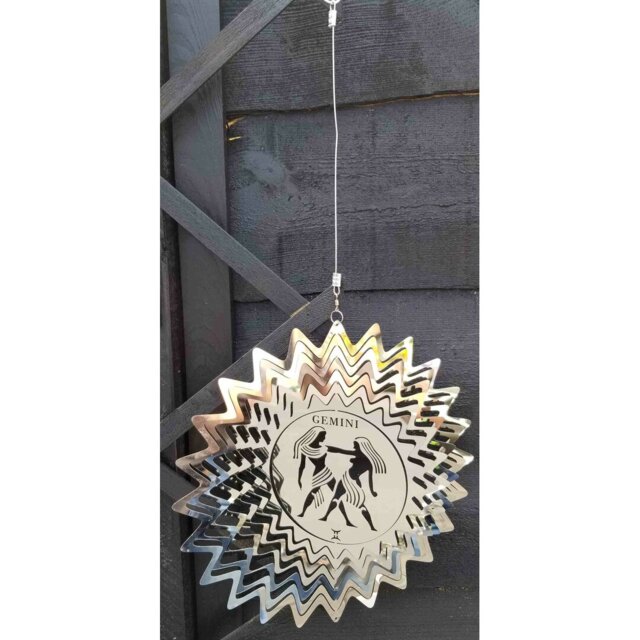Aleeza Astrology & Stars Weather Resistant UV Resistant Metal Garden Statue