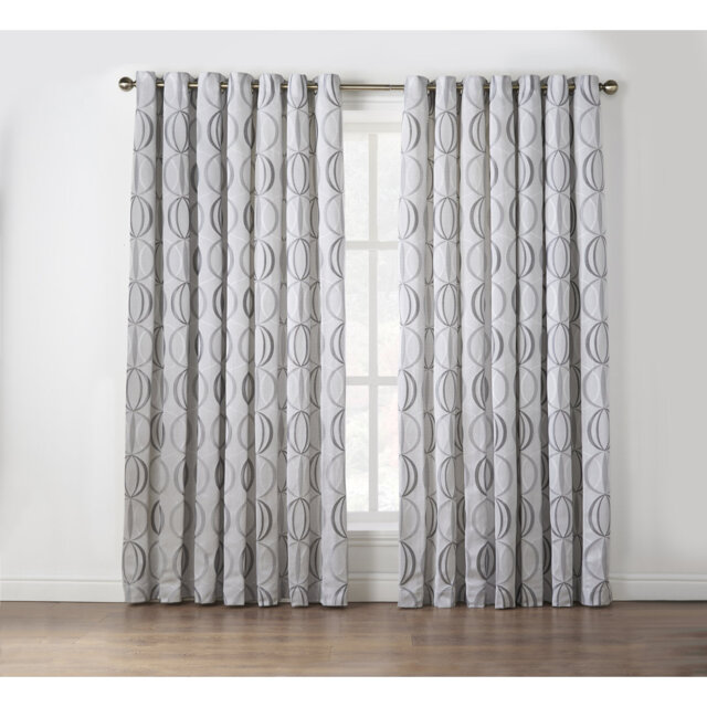 Maldonado Owen Eyelet Ring Top Room Darkening Curtains