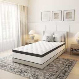 23cm Memory Foam Mattress Pocket Sprung Hybrid Mattress
