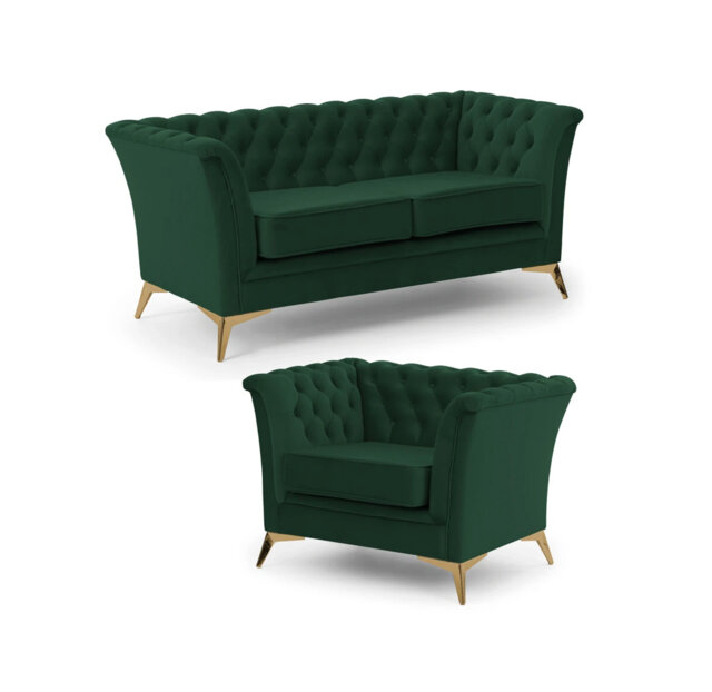 Whitby 2 - Piece Velvet Living Room Set