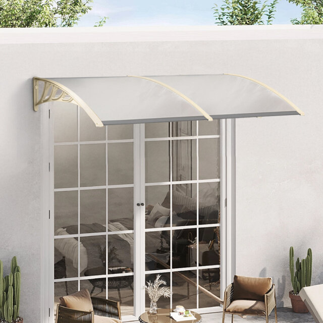 Garden Sanctuary Plastic Cover Retractable Door / Window Awning