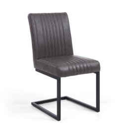 Paulson 48cm H Polyester Blend Upholstered Cantilever Chair