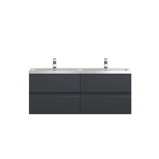 Urban 1205mm Double Bathroom Vanity with Integrated Basin