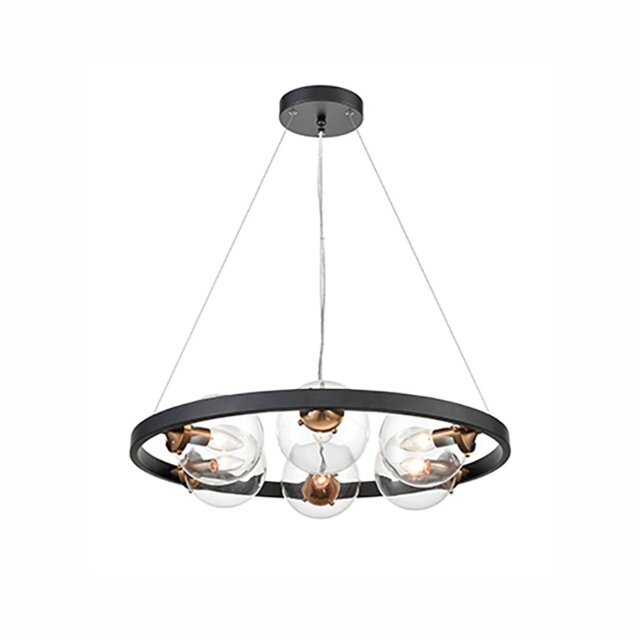 Leavenworth 6 - Light Waggon Wheel Chandelier