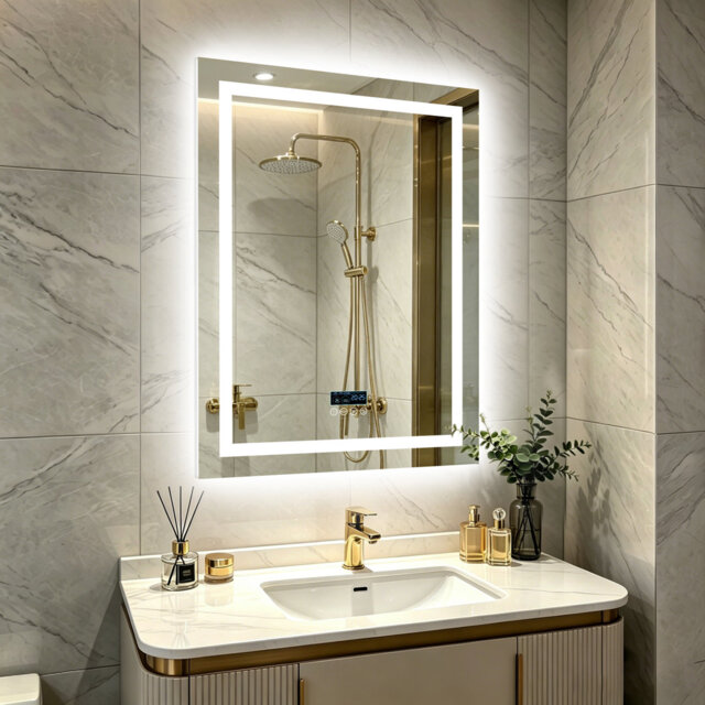 Rectangle Bluetooth Led Mirror
