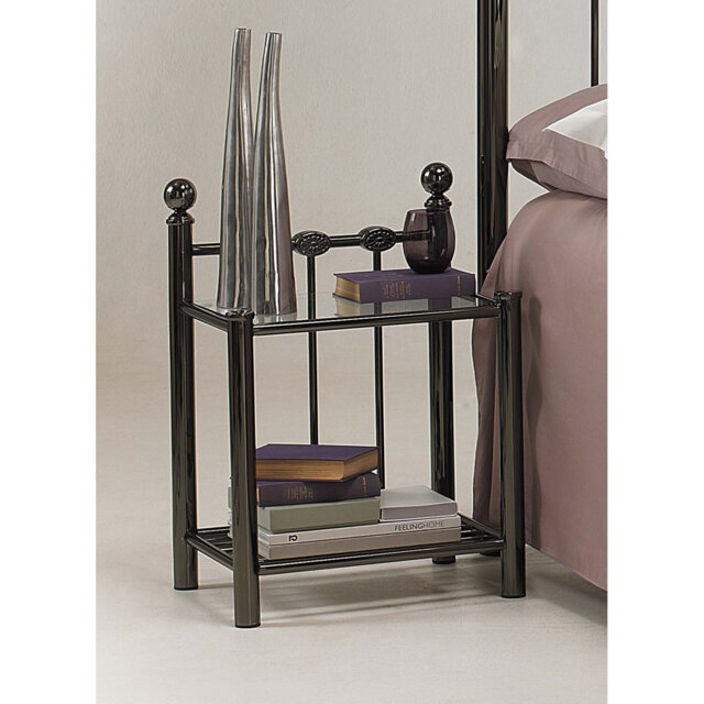 Sinquefield Glass Top End Table