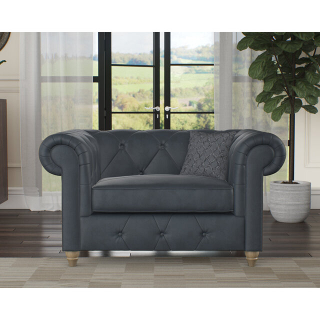 Melrose Leather Chair And A Half