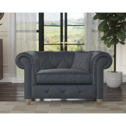 Melrose Leather Chair And A Half