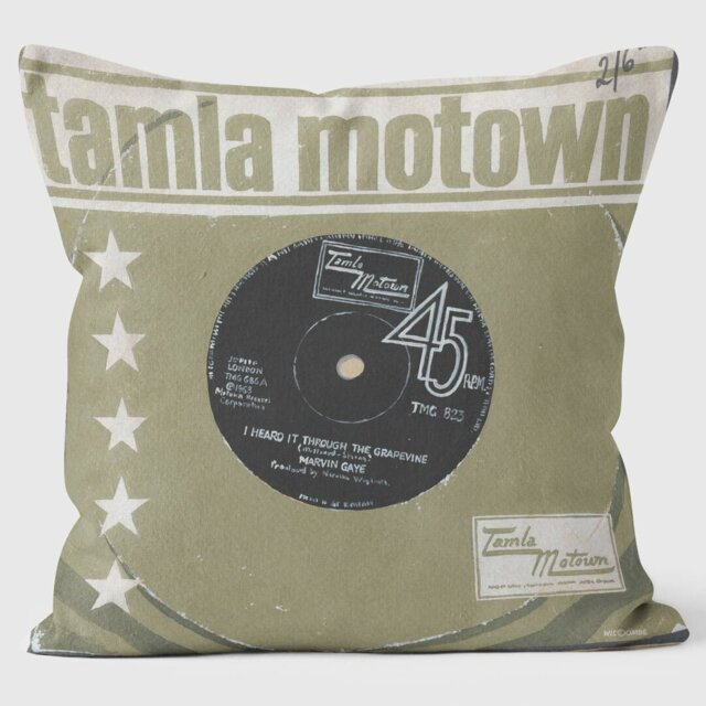 Marvin Gaye Tamla - Martin Wiscombe - Classic Singles Cushion