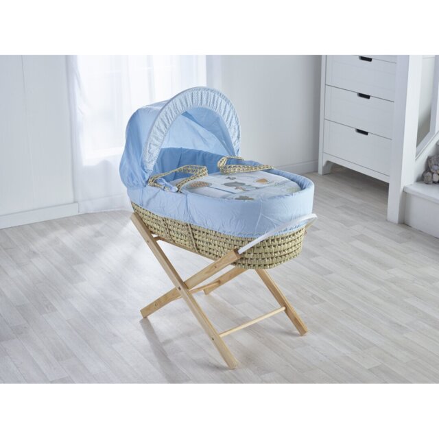Beary Nice Folding Moses Basket and Stand
