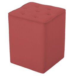 Hepler 40Cm Wide Velvet Tufted Square Pouffe Ottoman