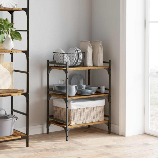 Wood Bar Cart