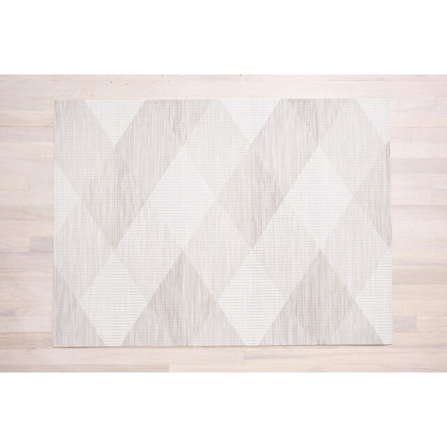 Signal Geometric Vinyl Indoor / Outdoor Area Rug