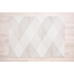 Signal Geometric Vinyl Indoor / Outdoor Area Rug