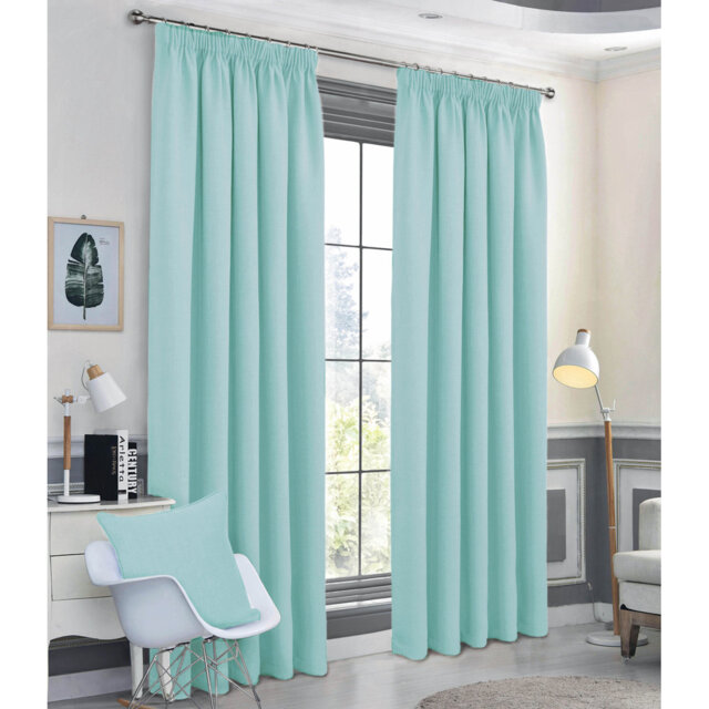 Meliha Pencil Pleat Blockout Curtains
