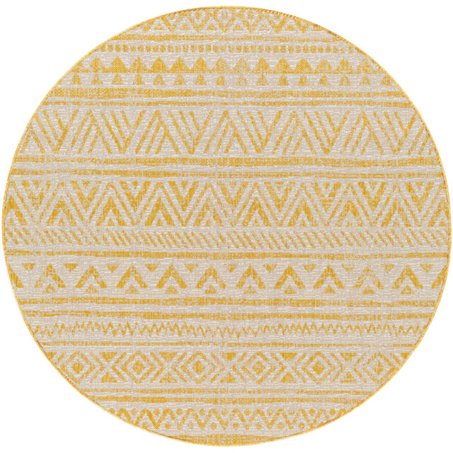 Marion Indoor & Outdoor Boho Saffron Rug