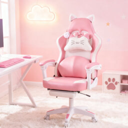 Inbox Zero Adjustable Headrest and Reclining Rocker Game Chair