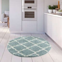 Myshaggy Collection Rugs Moroccan Design in Duck Egg Blue