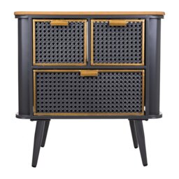 Willaims 3 Drawer Bedside Table