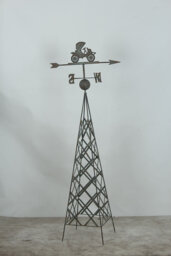 Grey Metal Garden Weathervane