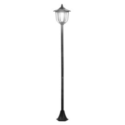 Outsunny Outdoor Garden Solar Post Lamp Sensor Light LED Lantern 1.77m Tall