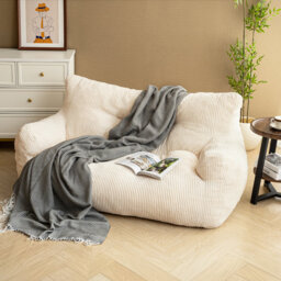 Bean Bag, Large Bean Bag Chair with Sponge Filling Included, 2 Seater Sofa with Portable Handle, Mod