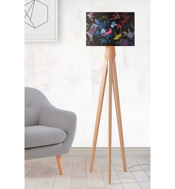 25cm H Cotton Drum Lamp Shade ( Spider )